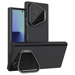 NILLKIN Aramid Fiber Lens Cover Kickstand Cover til Samsung Galaxy Z Fold8 Ultra - Sort