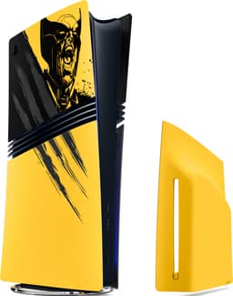PlayStation 5 Pro konsolcover Wolverine LE (gul)