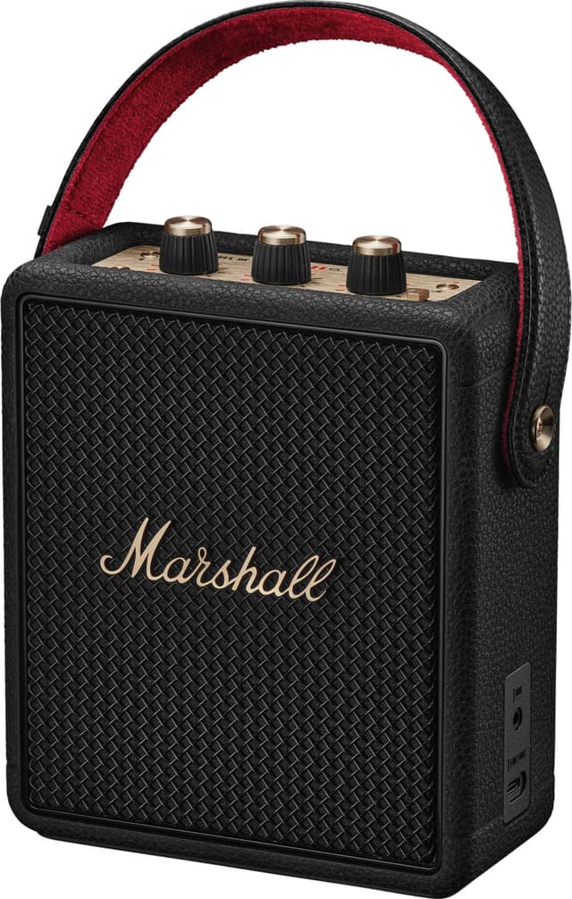 Marshall Stockwell III bluetooth-højttaler (sort/messing)