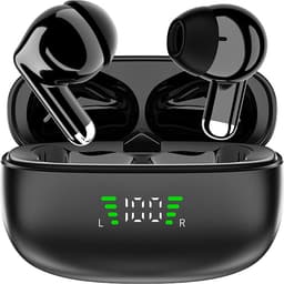 SP9X Svarta Bluetooth-hörlurar: Brusreducering & Lång Livslängd