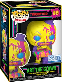 Funko POP! Terrifier 2 Art the Clown with Head figur (Blacklight)