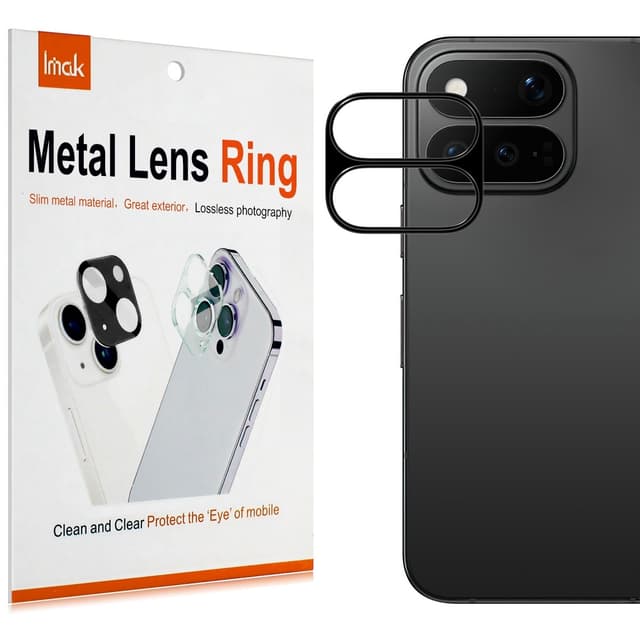 IMAK Kamerabeskyttelse i metal til Google Pixel 11 Pro Fold - Sort