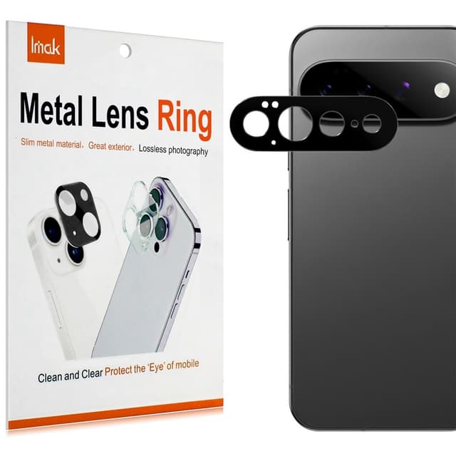 IMAK Kamerabeskyttelse i metal til Google Pixel 11 Pro XL - Sort