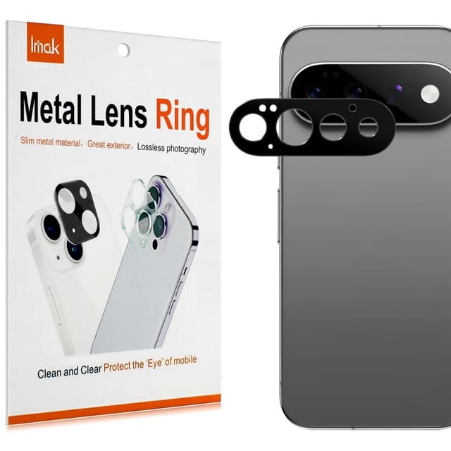 IMAK Kamerabeskyttelse i metal til Google Pixel 11 Pro - Sort