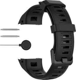 Garmin Instinct 2 silikonikellon ranneke Black