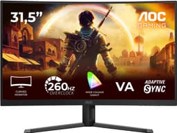 AOC C32G42ZE 32" FHD välvd bildskärm (svart)