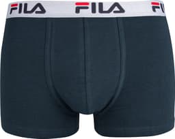 FILA Contrast Logo boxershorts 2pk (S, blå)