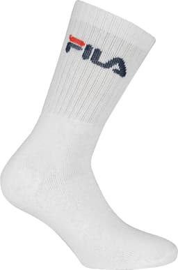 FILA Tennis Crew Logo tennissukat 3kpl (43-46, valkoinen)