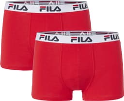 FILA Contrast Logo boxershorts 2pk (L, röd)