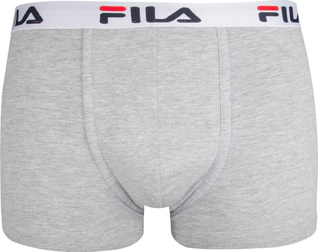 FILA Contrast Logo boxershorts 2pk (S, grå)