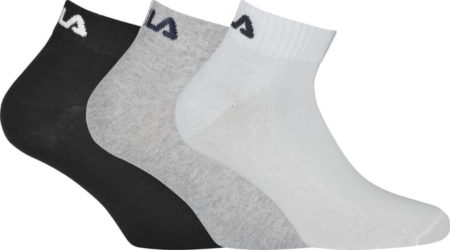 FILA Quarter-strumpor 3pk (43-46, flerfärgad)
