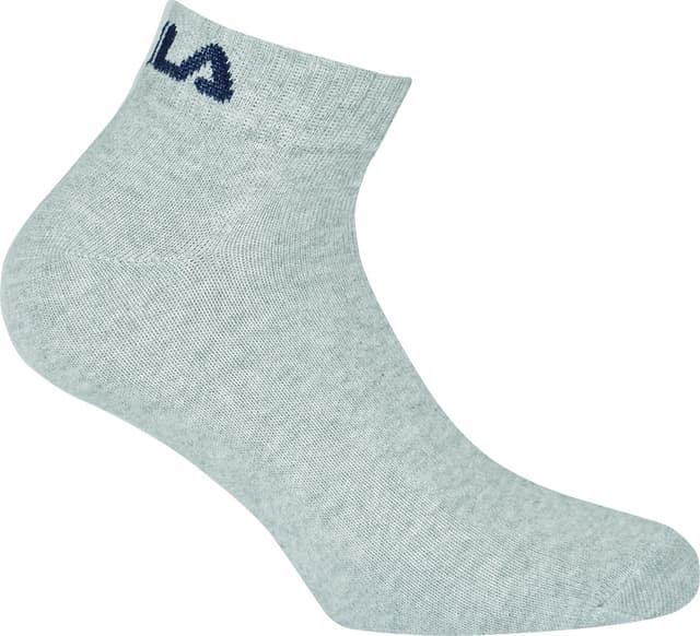 FILA Quarter-strumpor 3pk (43-46, grå)