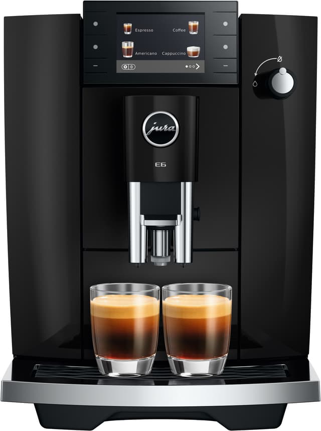 Jura E6 Piano kaffemaskine 15642 (sort)