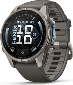 Garmin fenix 9 smartwatch 43 mm (titanium)