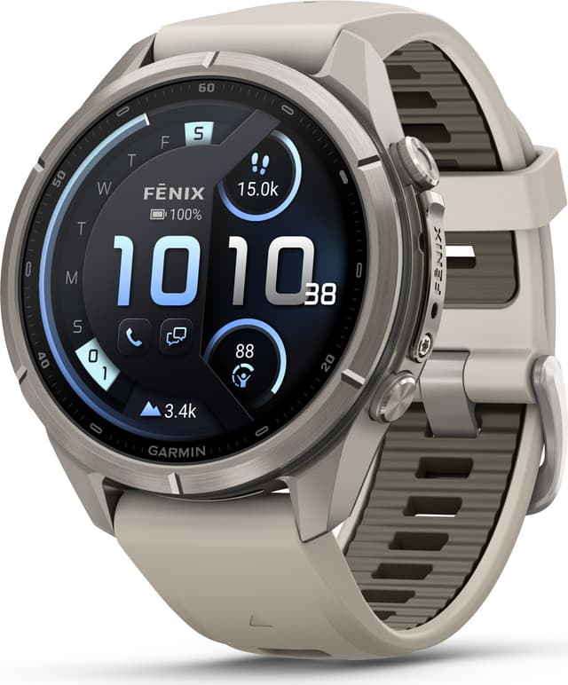 Garmin fenix 9 Pro inReach smartwatch 43 mm (titanium)