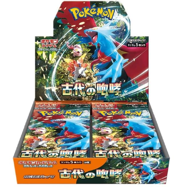 Pokemon TCG Ancient Roar Booster Box (sv4k) Japansk