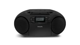 Philips TAZ2500 CD-spelare med FM-radio (svart)