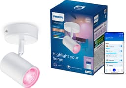 Philips smart spotlys x 1 (hvid)