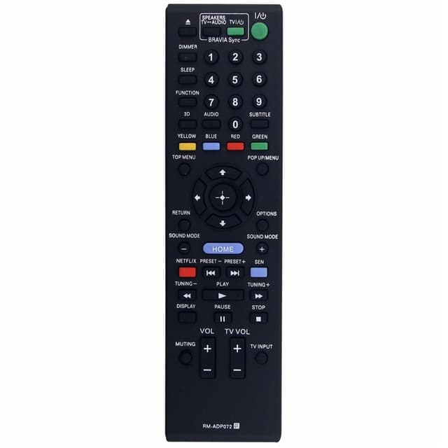 Fjärrkontroll Ersättning för RM-ADP072 För Sony Blu-Ray DVD Spelare