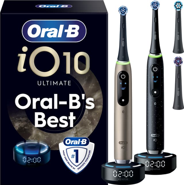 Oral-B iO10 Duo Elektrisk Tandborste 494076 (svart