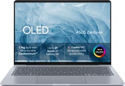 Asus Zenbook 14 Snapdragon X1/8/256 GB 14" bærbar PC (blå)
