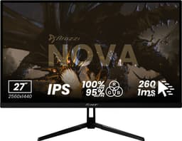 Arozzi Nova 27" QHD/IPS/260Hz/1ms gaming-skærm (sort)