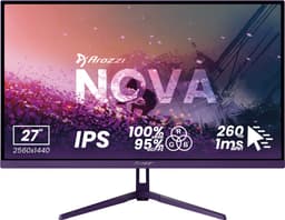 Arozzi Nova 27" QHD/IPS/260Hz/1ms gamingskärm (lila)