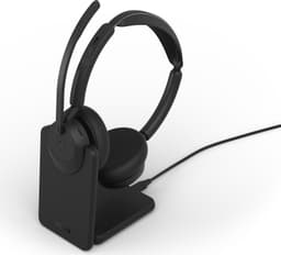 Jabra trådlöst on-ear-headset + stativ (MS Link 390c)