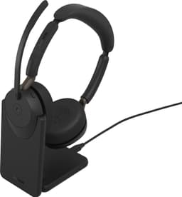 Jabra trådlöst on-ear-headset + stativ (MS Link 390c)
