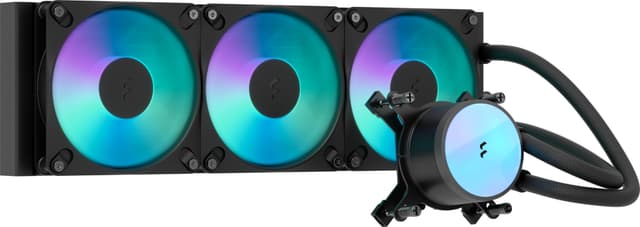 Fractal Radius RGB 360 mm CPU nestejäähdytin (musta)