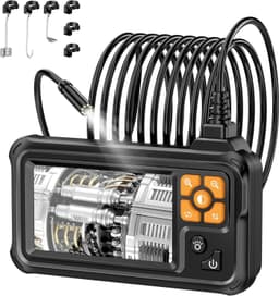 NÖRDIC 5m Endoskopkamera, 4,3"" IPS-digital skärm, 1080P HD-kamera med 8 LED-lampor, IP67 vattentät inspektionskamera
