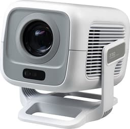 NÖRDIC 1080P Projektor Netflix-certificeret 200 ANSI lumen 2.4/5G WiFi 6 understøttelse til iOS/Android