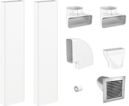 Miele Sett med flatkanal utluft 12226910