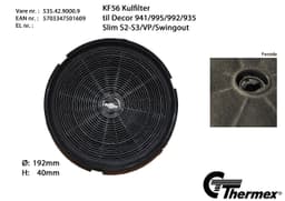 Thermex kolfilter 535.42.9000.9