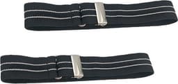 Elastiske Ermholdere - Justerbare Armbånd for Herre og Dame - 1 Par Black