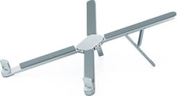 Stjärnklart Silver Bärbar Aluminium Laptopstativ: Ergonomisk Design för 10-17"" Datorer