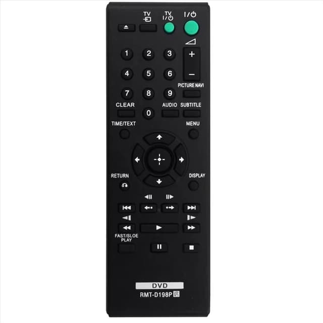 Fjärrkontroll Ersättning för RMT-D198P För Sony DVD