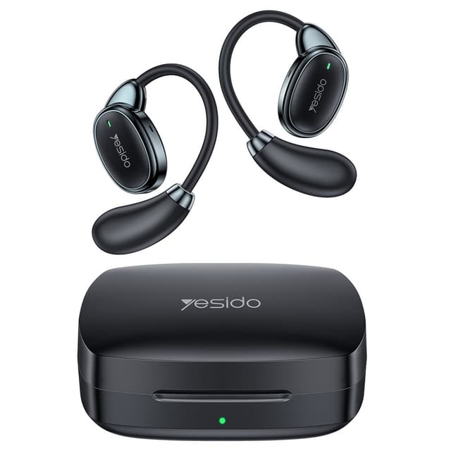 YESIDO Translation Översättare Headset Bluetooth AI-översättning Open Ear Svart