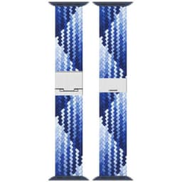 Flettet elastisk klokkereim til Watch S12 (46mm) - Gradient blue