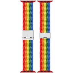 Flettet elastisk klokkereim til Watch S12 (46mm) - Pride