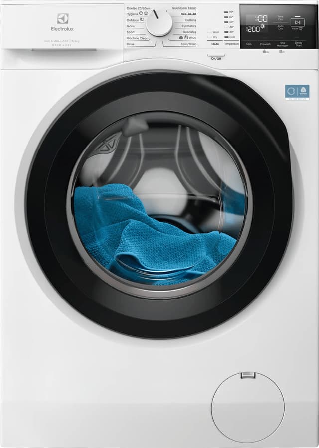 Electrolux kombineret vaskemaskine/tørretumbler EWT627O96O (9/6kg)