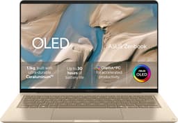 Asus Zenbook 14 Snapdragon X1/16GB/256GB 14" bærbar PC (beige) Copilot+ PC