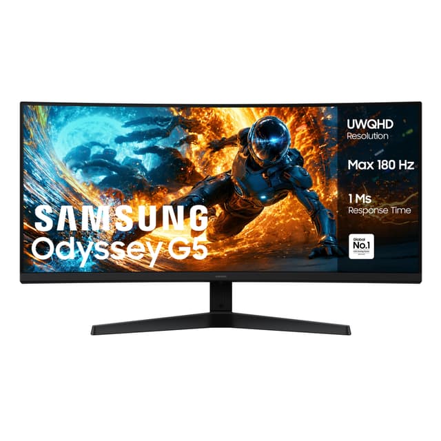 Odyssey G5 34/UWQHD/VA/180Hz gamingskärm