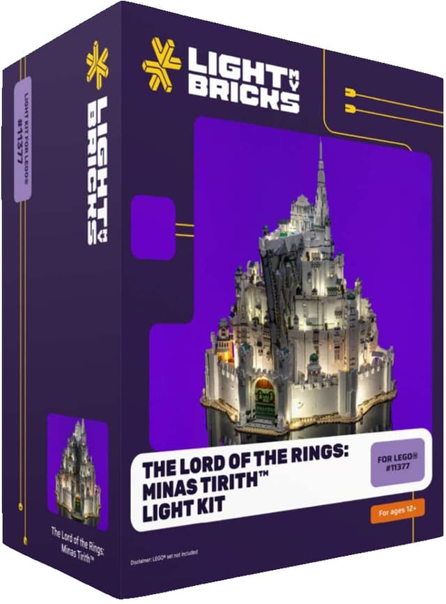 Light My Bricks Ringarnas Herre Minas Tirith ljuskit 11377
