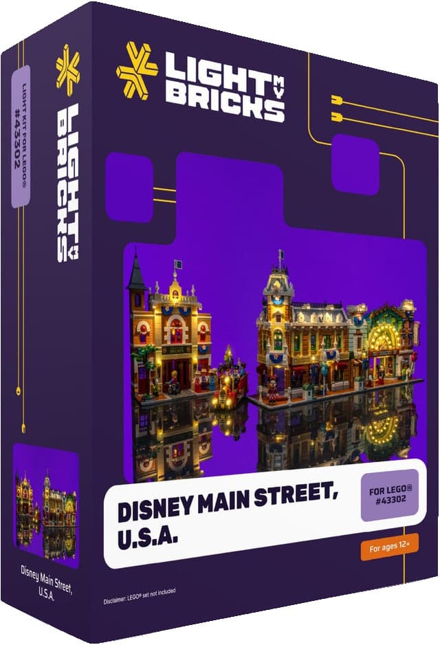 Light My Bricks ljuskit Disney Main Street USA 43302