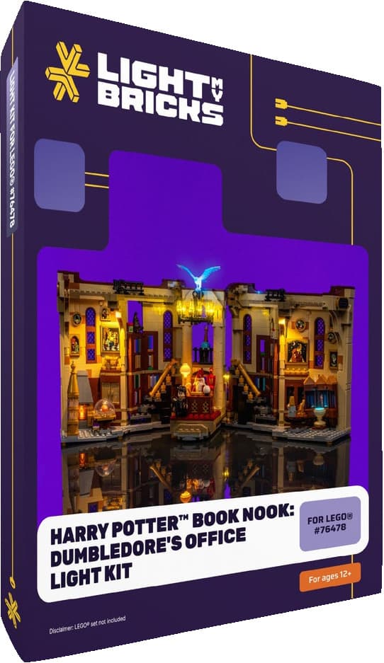 Light My Bricks Harry Potter Dumbledores Office ljuskit 76478