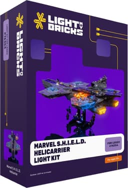 Light My Bricks S.H.I.E.L.D. Helicarrier lyssett 76354