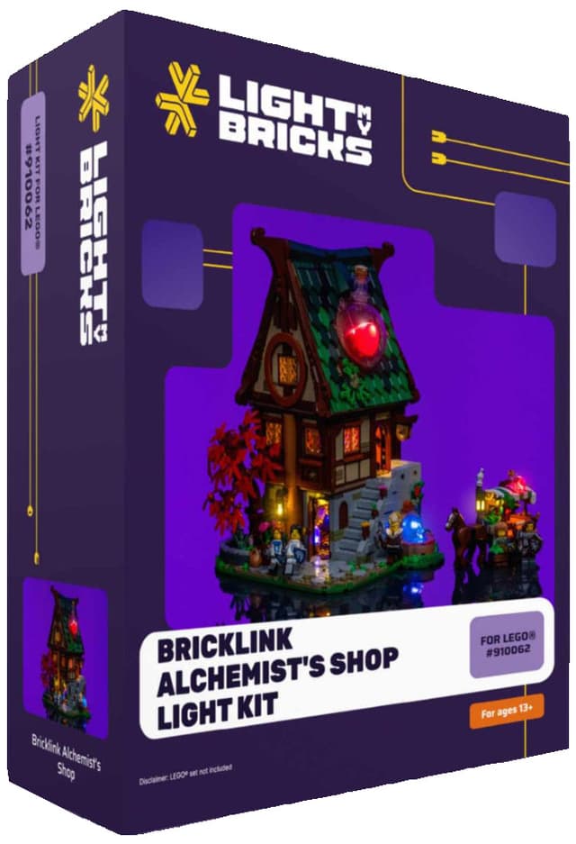 Light My Bricks Bricklink Alchemist's Shop ljuskit 910062