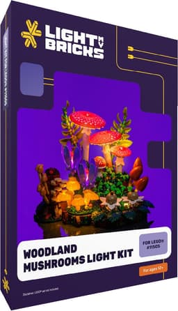 Light My Bricks Woodland Mushrooms valosarja 11505