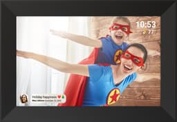 Logik Frameo 10.1" IPS HD Wi-Fi -digitaalinen valokuvakehys (musta)